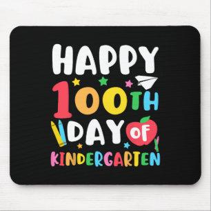 Alfombrilla De Ratón Feliz 100° Día de los Niños Docentes en Jardines d