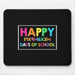 Alfombrilla De Ratón Feliz 100 Días De Diversión Escolar Para El Amo De