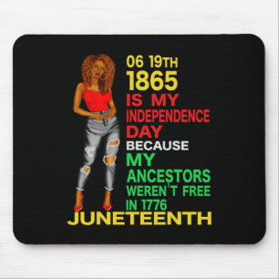 Alfombrilla De Ratón Feliz 10 de junio es mi Día de la Independencia Ne