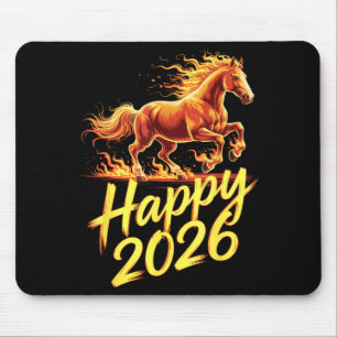 Alfombrilla De Ratón Feliz 2026 Año del Caballo Nuevo Año del Zodiaco C