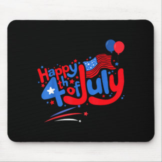 Alfombrilla De Ratón Feliz 4 de julio día de la independencia de EE. UU