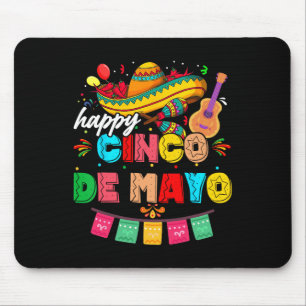 Alfombrilla De Ratón Feliz 5 De Mayo Para Que Fiesta Viva México Cinco