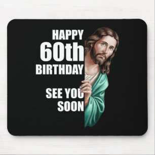 Alfombrilla De Ratón Feliz 60 cumpleaños Nos vemos pronto Diseño de Jes
