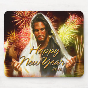 Alfombrilla De Ratón Feliz Año Nuevo 2012 B Mousepad