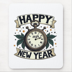 Alfombrilla De Ratón Feliz Año Nuevo 2025