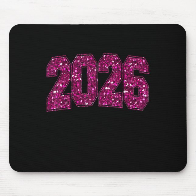 Alfombrilla De Ratón Feliz Año Nuevo 2026 Fiesta de fuegos artificiales (Frente)