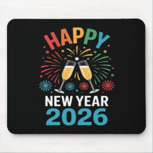 Alfombrilla De Ratón Feliz Año Nuevo 2026 Fiesta Divertida Nochevieja 2