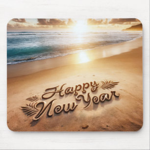 Alfombrilla De Ratón Feliz Año Nuevo Amanecer