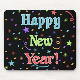Alfombrilla De Ratón Feliz Año Nuevo Mousepad
