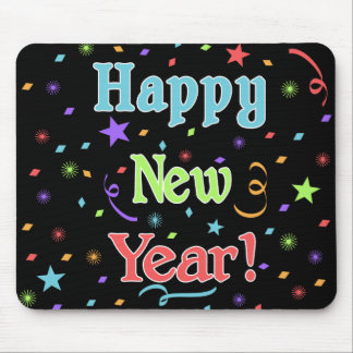 Alfombrilla De Ratón Feliz Año Nuevo Mousepad