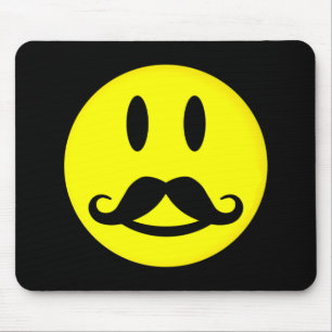 Alfombrilla De Ratón Feliz bigote