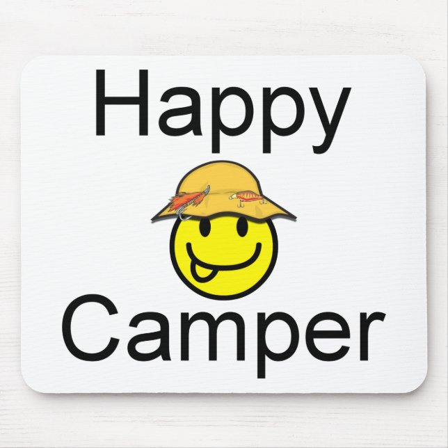 Alfombrilla De Ratón Feliz Camper (Frente)