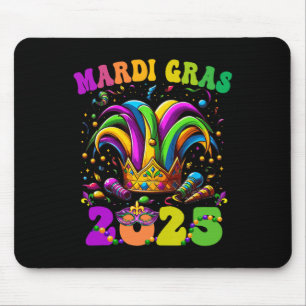 Alfombrilla De Ratón Feliz Carnaval de Mardi Gras 2025 Jester O