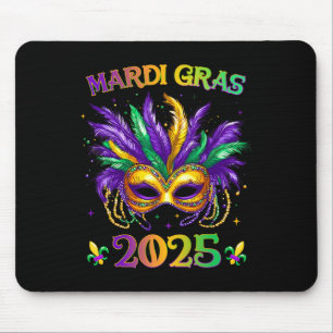Alfombrilla De Ratón Feliz Carnaval de Mardi Gras Máscara de Mardi Gras