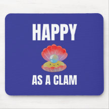 Feliz como diseño alternativo de Clam