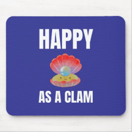 Alfombrilla De Ratón Feliz como diseño alternativo de Clam