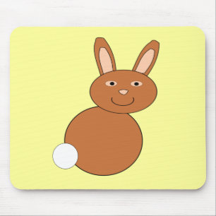 Alfombrilla De Ratón Felíz Conejo de Pascua Mousepad