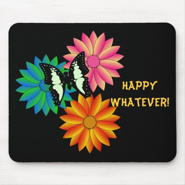 Alfombrilla De Ratón Feliz cualquier Mousepad (Frente)