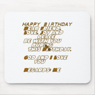 Alfombrilla De Ratón Feliz cumpleaños