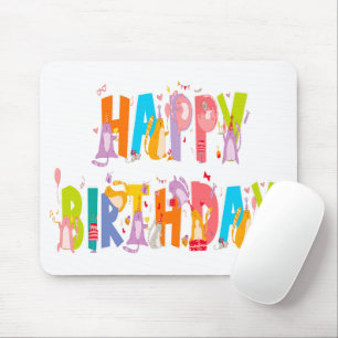 Alfombrilla De Ratón Feliz cumpleaños, divertida celebración del cumple