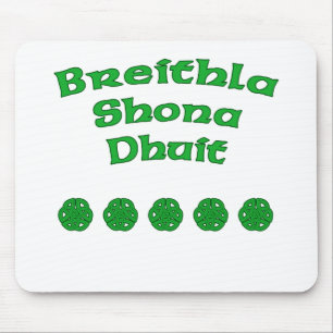 Alfombrilla De Ratón Feliz cumpleaños en irlandés