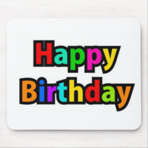 Alfombrilla De Ratón Feliz Cumpleaños Textos