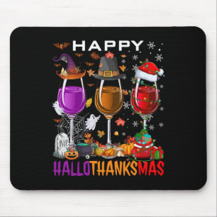 Alfombrilla De Ratón Feliz Día de Acción de Gracias de Hallothanksmas W