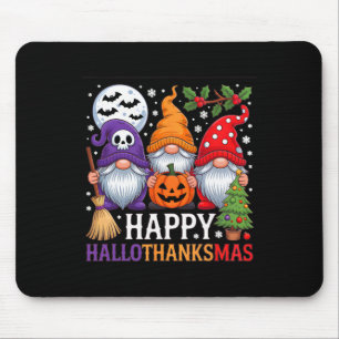 Alfombrilla De Ratón Feliz Día de Acción de Gracias Hallothanksmas Gnom