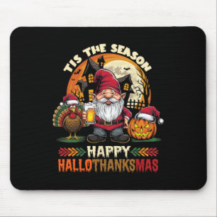 Alfombrilla De Ratón Feliz Día de Acción de Gracias Hallothanksmas Hall