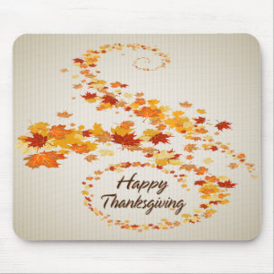 Alfombrilla De Ratón Feliz Día de Acción de Gracias para Mousepad