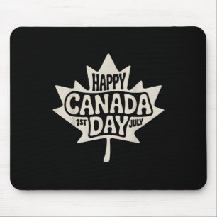 Alfombrilla De Ratón Feliz Día de Canadá 2025: Arce de bandera tradicio