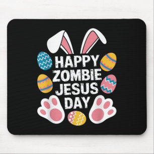 Alfombrilla De Ratón Feliz Día de Jesús Zombie Easter Zombie