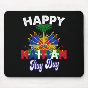 Alfombrilla De Ratón Feliz Día de la Bandera Haitiana Orgullo Haití 180