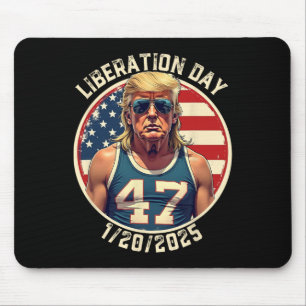 Alfombrilla De Ratón Feliz Día de la Liberación Inauguración Patriótica
