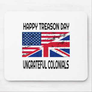 Alfombrilla De Ratón Feliz Día de la Traición, desagradecidos colonos F