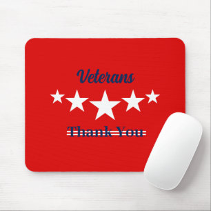 Alfombrilla De Ratón Feliz Día de los Veteranos