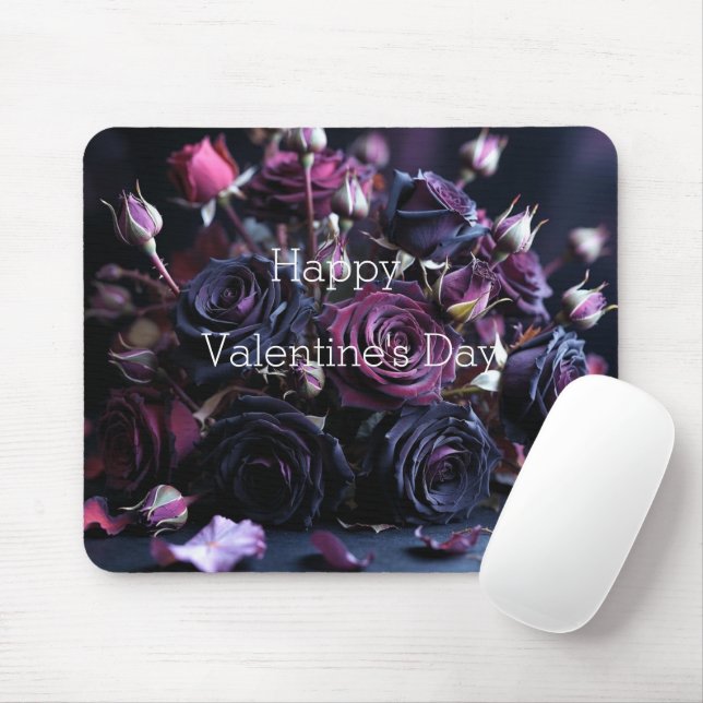 Alfombrilla De Ratón Feliz día de San Valentín (Con ratón)