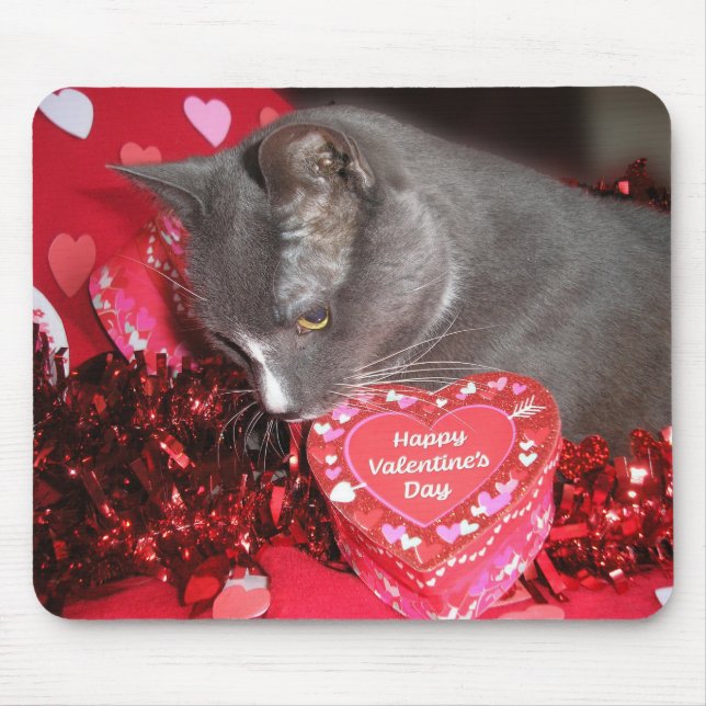 Alfombrilla De Ratón "¡Feliz Día de San Valentín!" (Frente)