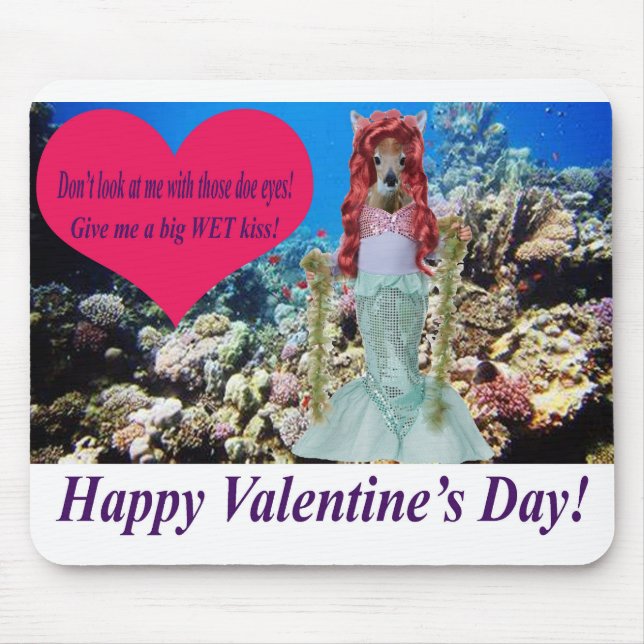 alfombrilla de ratón. Feliz Día de San Valentín. (Frente)