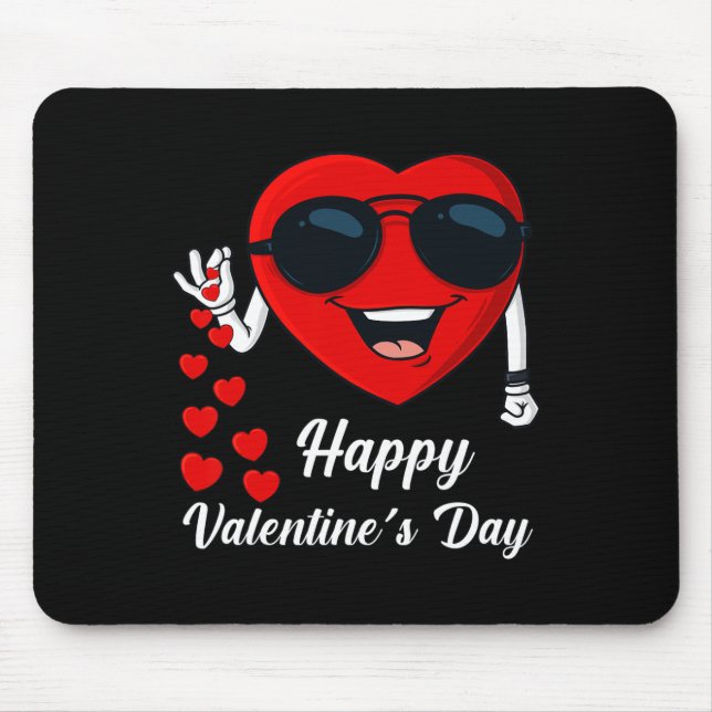 Alfombrilla De Ratón Feliz Día de San Valentín Cute Heart Bae Fun Sale  (Frente)