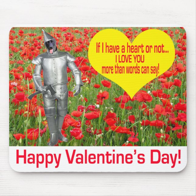 alfombrilla de ratón. Feliz Día de San Valentín. l (Frente)