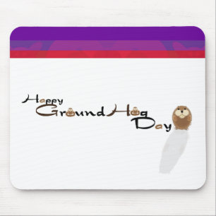 Alfombrilla De Ratón Feliz Día del Groundhog Mousepad
