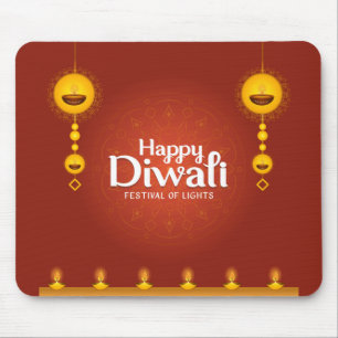Alfombrilla De Ratón Feliz Diwali