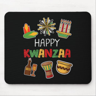 Alfombrilla De Ratón Feliz feriado afroamericano en Kwanzaa