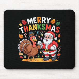 Alfombrilla De Ratón Feliz Graciasmas Pavo Santa Acción de Gracias Navi