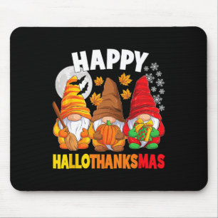 Alfombrilla De Ratón Feliz Hallothanksmas Halloween Acción de Gracias C