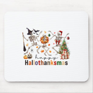 Alfombrilla De Ratón Feliz Hallothanksmas Halloween Acción de Gracias C