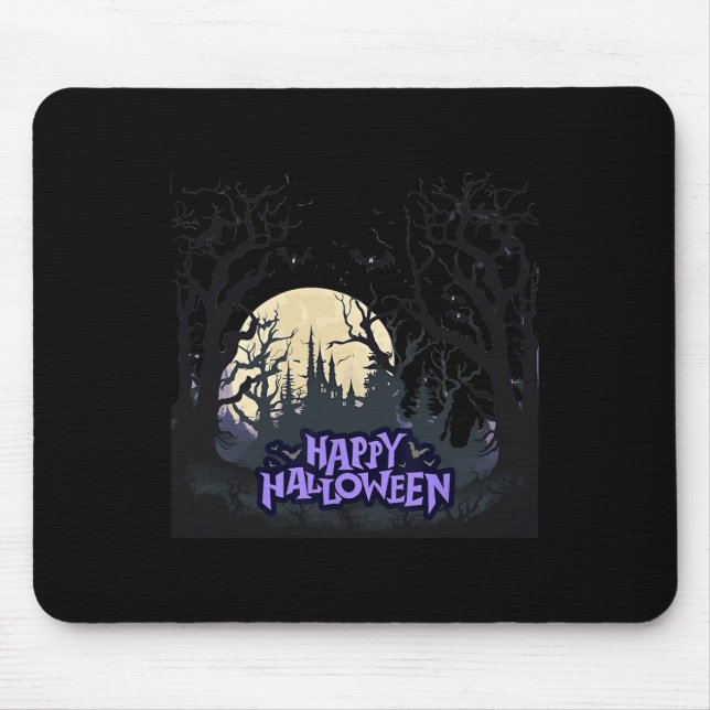 Alfombrilla De Ratón Feliz Halloween (Frente)