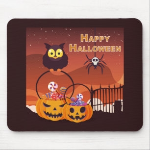 Alfombrilla De Ratón Feliz Halloween