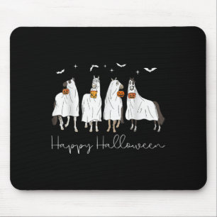 Alfombrilla De Ratón Feliz Halloween Caballo Fantasma 2025 